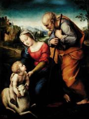 Raffaello Santi: The Holy Family with a Lamb - A Szent család a báránnyal